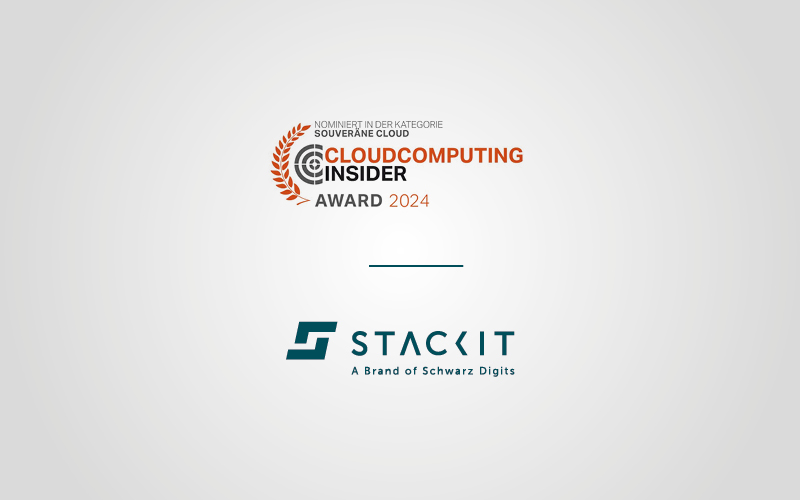 Logo von STACKIT und Cloudcomputing Insider Award 2024