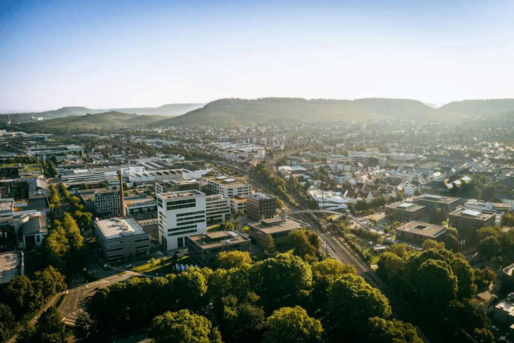 Blick auf den Bildungscampus in Heilbronn